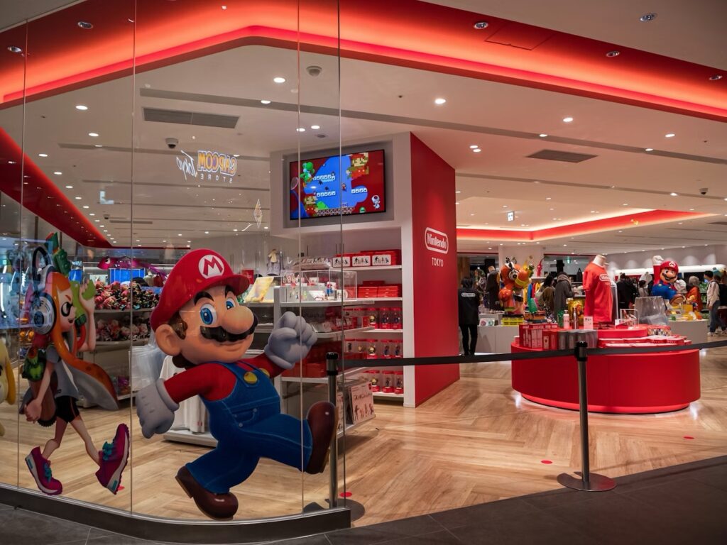 Nintendo Tokyo Store Shibuya Mario Statue