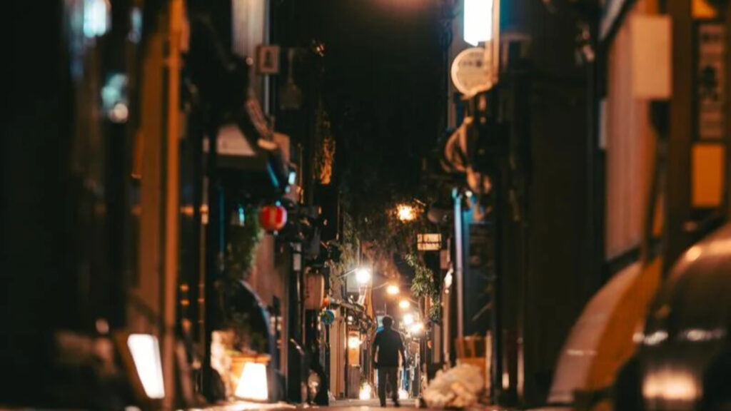 Pontocho Alley Kyoto Night