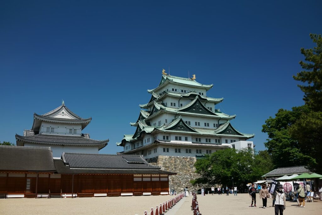 Nagoya Castle with Cherry Blossoms