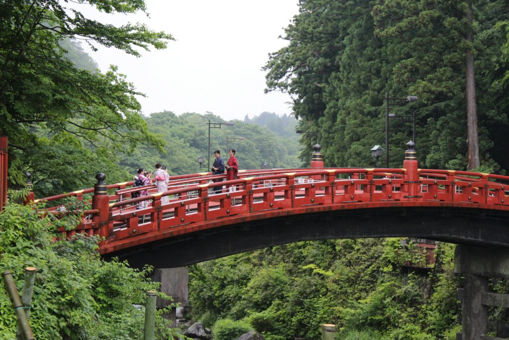 Shinkyo Bridge Nikko Red Bridge