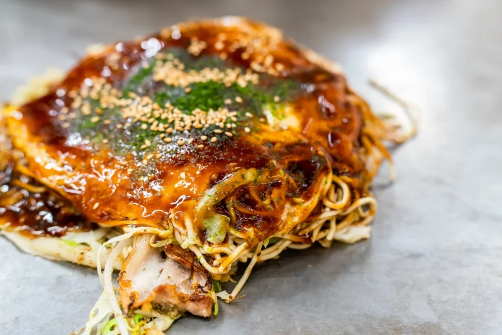 Hiroshima Okonomiyaki Layered