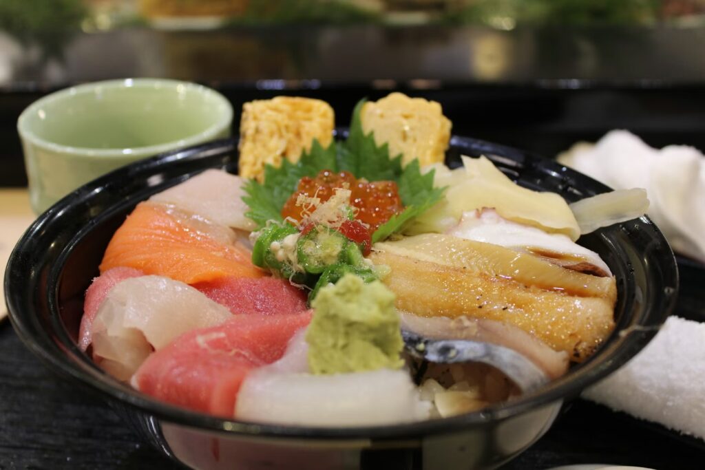 Fresh Sushi Bowl Tsukiji Seafood